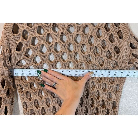 NWOT NA-KD Hole Knitted Maxi Dress Beach Cover-up Women’s Medium - Picture 10 of 11